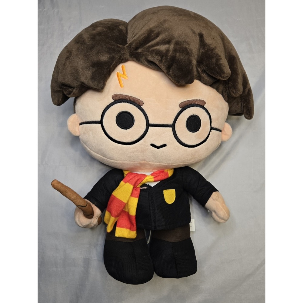 Harry Potter 18" Plush Doll Door‎ Greeter Stands Wand Wizarding World Collector